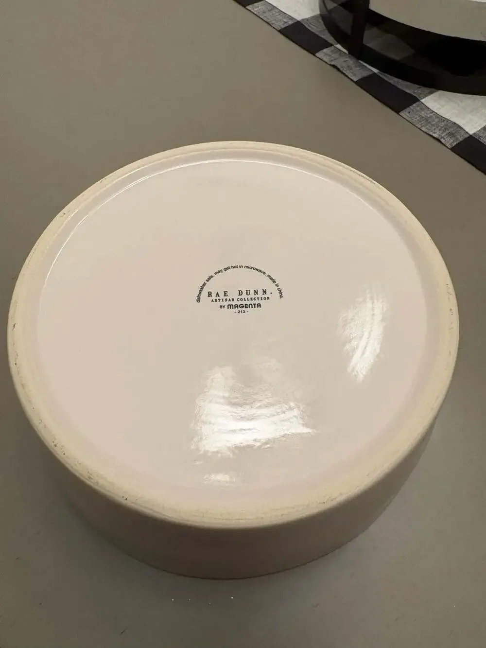 Rae Dunn 'I WOOF YOU' Large Ceramic Pet Bowl